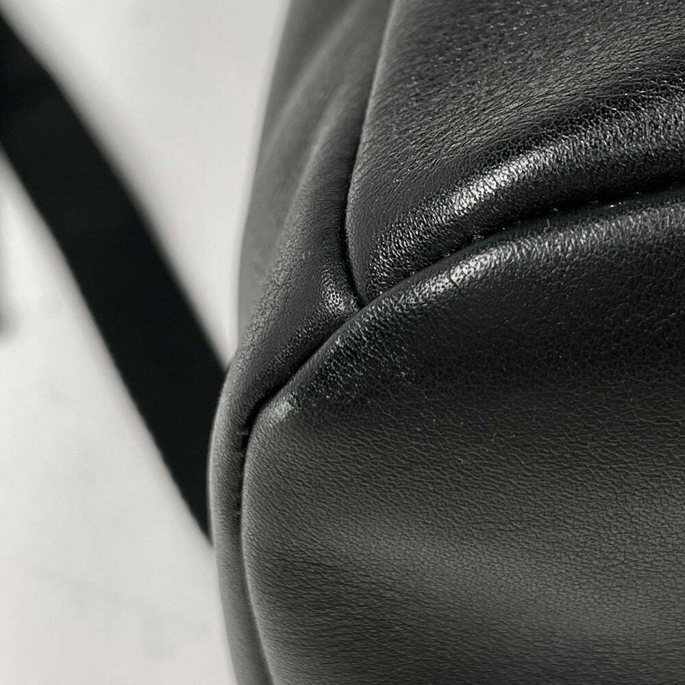 Prada PRADA Logo Backpack/Daypack Leather Backpack Nero (Black) B9462 Women's - Picture 4 of 9